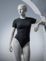 CLASSIC RIPPED SHORT SLEEVE BODY SUIT - Image 3